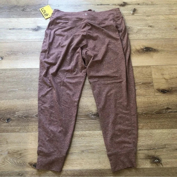 Lole Peppercorn Heather Half Moon Joggers Size XL NWT - Picture 10 of 11